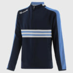 O'Neills  Nenagh Éire Óg GAA Dromore Half Zip Top Marine  Sky White (Kids Adults) - Image 3