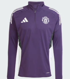 adidas Manchester United Tiro 25 Competition Training Top Aurora Plum / White / Black (Kids / Adults)