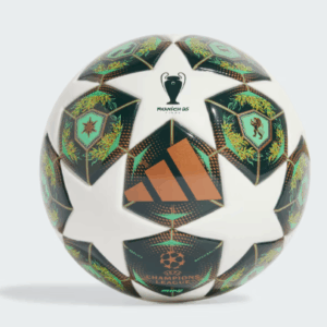 adidas UEFA Champions League 24/25 Knockout Phase Mini Ball White / Shadow Green / Solar Slime