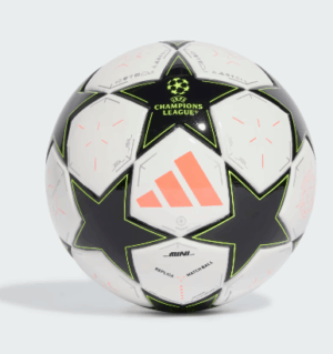 adidas UCL 24/25 League Mini Ball   White Black Platinum