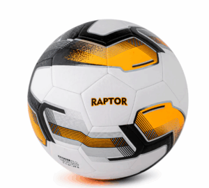 Raptor Wave Soccer Training Soccer Ball  Orange/White