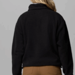 Columbia Helvetia™ II Cropped Sherpa Half Snap Fleece Black (Women's) - Image 3