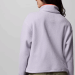 Columbia Helvetia™ II Cropped Sherpa Half Snap Fleece  Lavender Pearl, Shale Purple, Zing (Women's) - Image 2