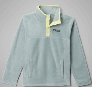 Columbia Steens Mountain™ II Half Snap Fleece | Crushed Blue, Citron Haze  (Kids / Youth)