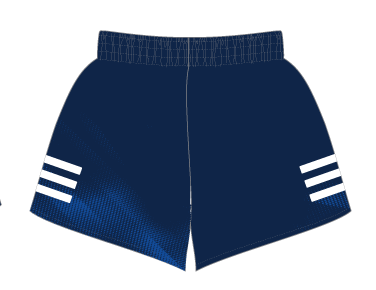 Silvermines GAA O'Neills Printed Training Shorts Navy Royal White