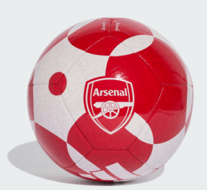 Arsenal FC Home Club Ball  25/26 White / Better Scarlet / Team Power Red