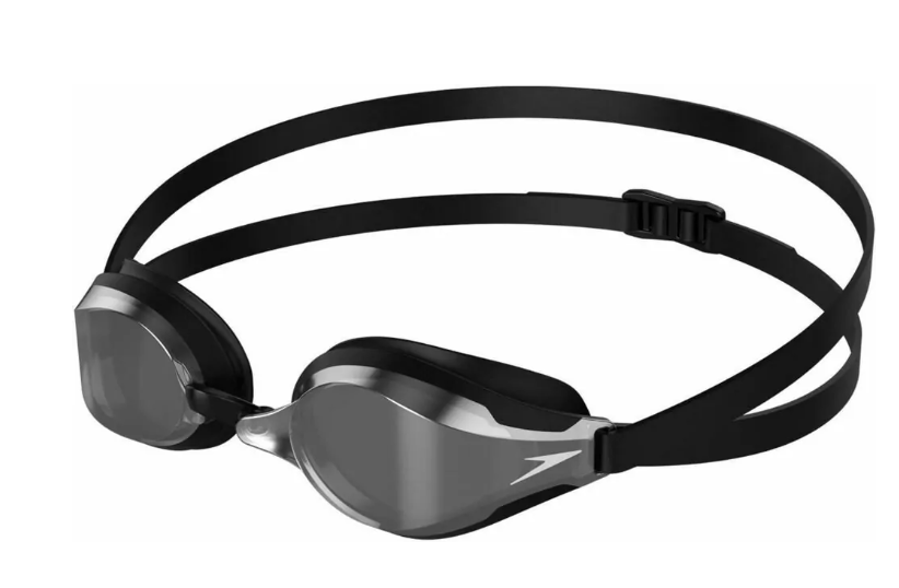 Speedo Fastskin Speed Socket 2 Mirror Competition Swimming Goggle Black/Silver