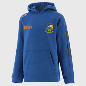O’Neills Tipperary GAA Hydra Tech Fleece Pullover Hoodie Top Roya/Marine Amber (Kids / Adults)