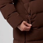 Columbia  Amaze Puff™ Long Hooded Down Puffer Jacket Tobacco Brown (Women's) - Image 3