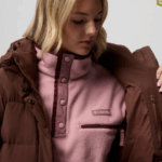 Columbia  Amaze Puff™ Long Hooded Down Puffer Jacket Tobacco Brown (Women's) - Image 5