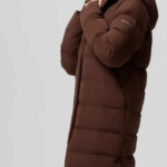 Columbia  Amaze Puff™ Long Hooded Down Puffer Jacket Tobacco Brown (Women's) - Image 6