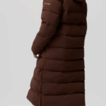 Columbia  Amaze Puff™ Long Hooded Down Puffer Jacket Tobacco Brown (Women's) - Image 7