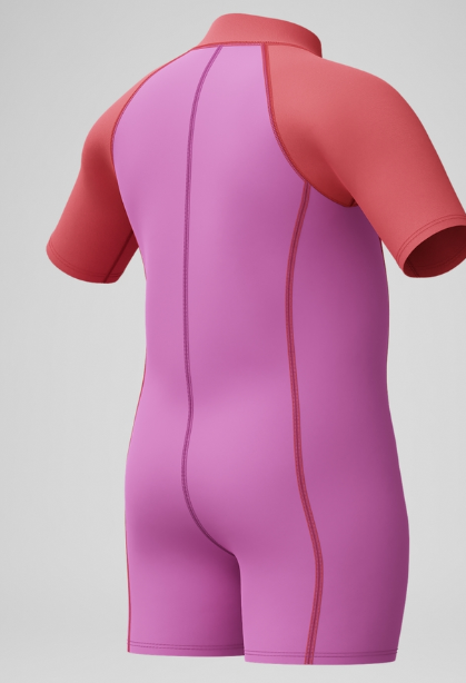 Speedo Infant Learn to Swim Essential Neoprene Suit Pink - Image 2