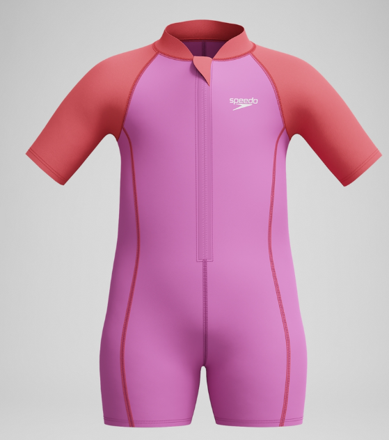 Speedo Infant Learn to Swim Essential Neoprene Suit Pink - Image 4