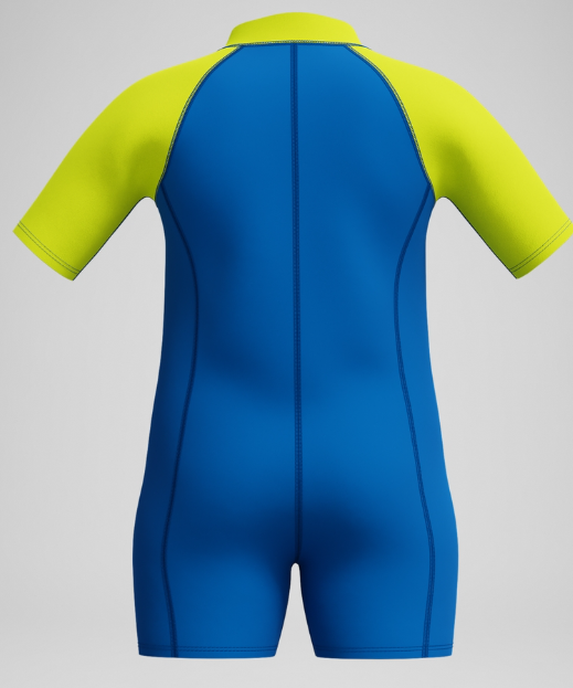Speedo Infant Learn to Swim Essential Neoprene Suit  Blue/Yellow - Image 2