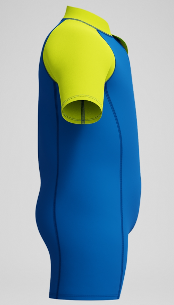 Speedo Infant Learn to Swim Essential Neoprene Suit  Blue/Yellow - Image 3