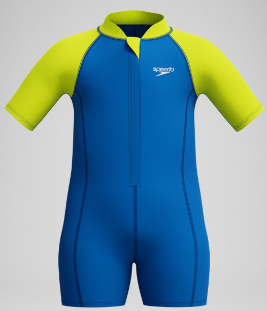 Speedo Infant Learn to Swim Essential Neoprene Suit  Blue/Yellow - Image 4