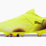 Puma Future 8 Match Laceless FG/AG Football Boot Yellow Black  (Kids) - Image 5