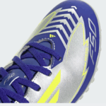 adidas F50 Club Messi Football Turf Shoe Blue Silver (Kids) - Image 2