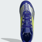 adidas F50 Club Messi Football Turf Shoe Blue Silver (Kids) - Image 5