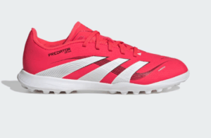 adidas Predator Club Turf Shoe Boot Lucid Red / Cloud White / Core Black (Kids)