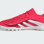 adidas Predator Club Turf Shoe Boot Lucid Red / Cloud White / Core Black (Kids) - Image 2