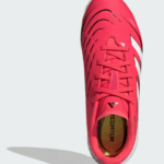 adidas Predator Club Turf Shoe Boot Lucid Red / Cloud White / Core Black (Kids) - Image 3