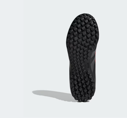 adidas Predator Club Turf Shoe Boot   Black / Red / Grey (Kids) - Image 4