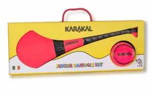 Karakal Junior  Camogie Starter Set  Hurl / Sliotar Pink