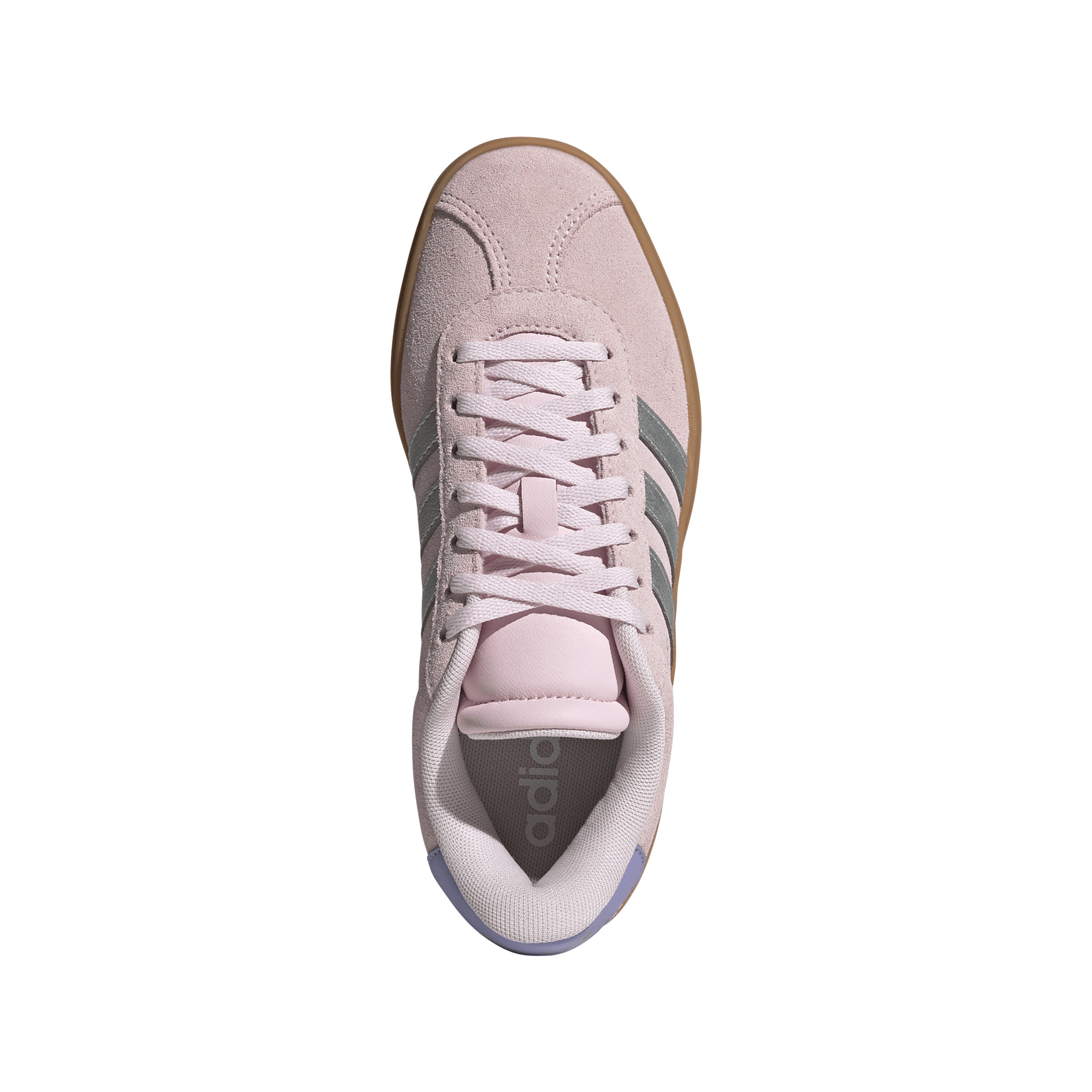 adidas VL Court Bold Shoe Clear Pink / Silver Metallic / Gold Metallic (Kid's) - Image 4