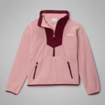COLUMBIA Kids Sequoia Half zip fleece (Eraser Pink) - Image 2