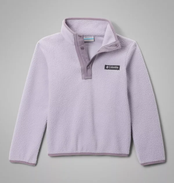 Columbia Helvetia™ II Sherpa Half Snap Fleece (Lavender)(Kids)