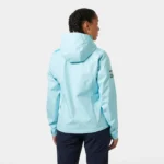 Helly Hansen Crew Hooded Sailing Jacket 2.0 (Light Cyan) (Women's) - Image 7