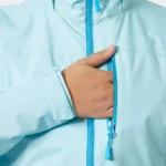 Helly Hansen Crew Hooded Sailing Jacket 2.0 (Light Cyan) (Women's) - Image 6