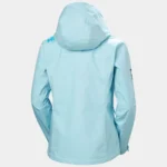 Helly Hansen Crew Hooded Sailing Jacket 2.0 (Light Cyan) (Women's) - Image 2