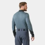 Helly Hansen LIFA® Merino Midweight Half-Zip Base Layer Washed Denim (Men's) - Image 4