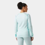 Helly Hansen LIFA® Merino Midweight Graphic Long-Sleeve Crew Base Layer ICICLE NORD  (Women's) - Image 3