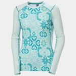 Helly Hansen LIFA® Merino Midweight Graphic Long-Sleeve Crew Base Layer ICICLE NORD  (Women's) - Image 5