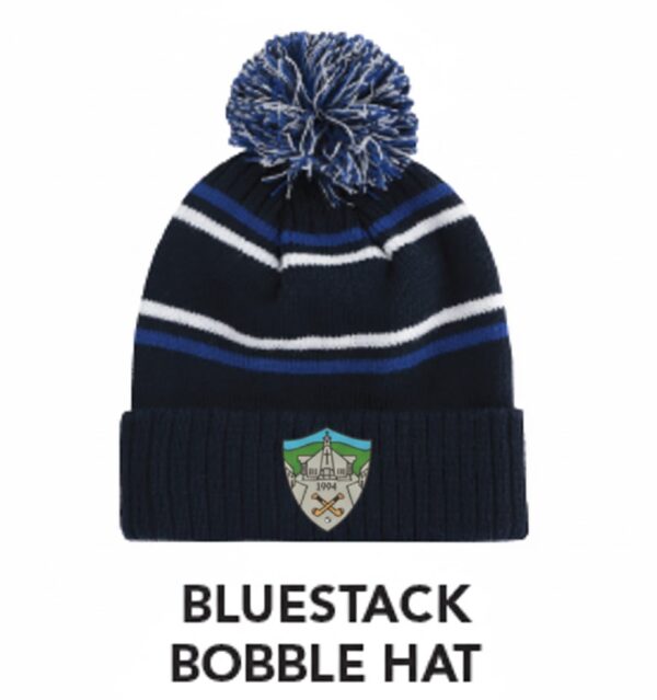 Silvermines Camogie Club O'Neill's Bobble Hat Royal/Navy/White