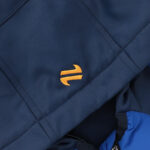 O’Neills Tipperary GAA Hydra Lightweight Hooded Padded Jacket Marine/Royal/Amber (Kids Adults) - Image 6