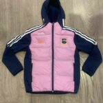 O’Neills Tipperary GAA Hydra Lightweight Hooded Padded Jacket Marine / Pink (Adults / Kids) - Image 3