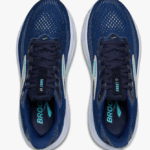 Brooks Ghost 17 Wide FIT Running Shoe Navy Green Turquoise  (Women’s) - Image 6