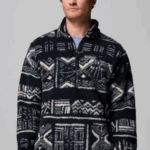 Columbia Rugged Ridge™ Sherpa Half Zip Fleece Black/White (Men's) - Image 6