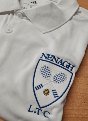Adidas Nenagh Lawn Tennis Club Polo Shirt White (Men’s)