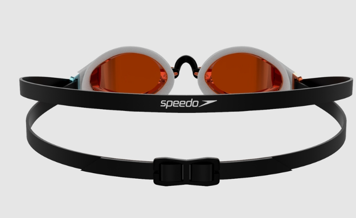 Speedo Fastskin Speed Socket 2 Mirror Competition Swimming Goggle White - Image 4