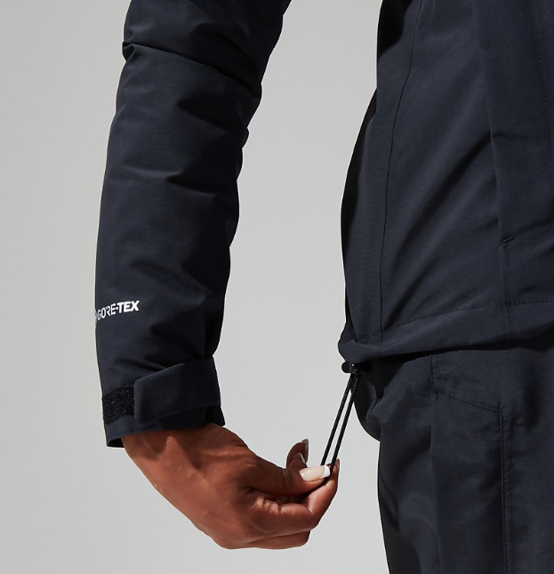 Berghaus Hillwalker InterActive Shell Water Proof Gortex Jacket | Black (Womens)  - Image 3