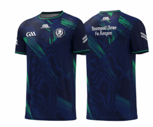 Gaelic Armour Templederry GAA Training Jersey Navy Green White (Kids/Adults)