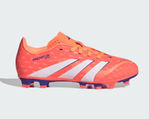 adidas Predator Club FG/MG Firm Ground Football Boot  Signal Coral / Cloud White / Beam Orange (Kids)