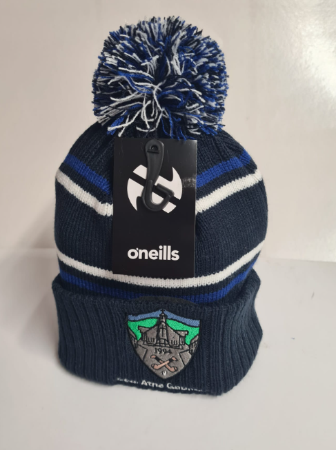 Silvermines Camogie Club O'Neill's Bobble Hat Royal/Navy/White - Image 2