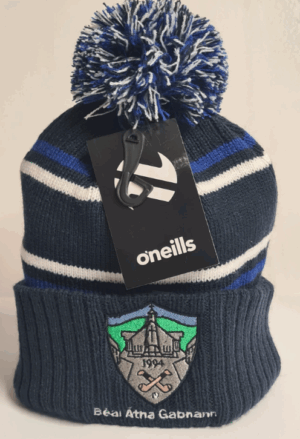 Silvermines Camogie Club O'Neill's Bobble Hat Royal/Navy/White